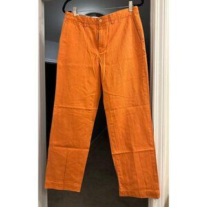 Polo Ralph Lauren orange chino pants, mens 33/32